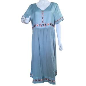 Women's Blue Maxi Dress XL